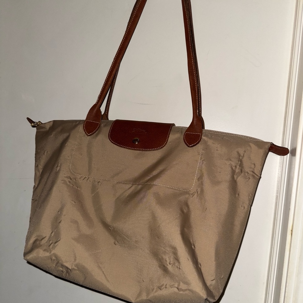 Longchamp Tan Tote Bag